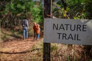 Hiking the nature trail in Desoto National Forest 